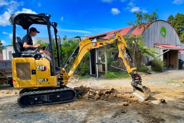 Digger Hire Service drain laying