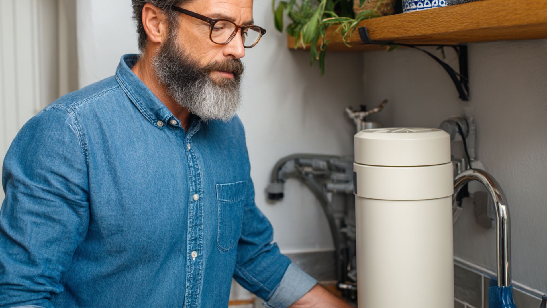 Plumber UV water filtration