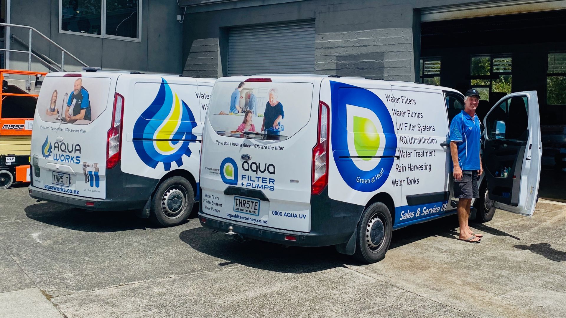 Plumber UV water filtration