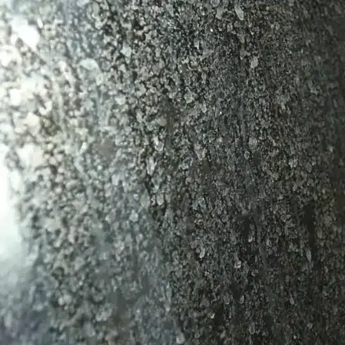 Silica scale on a surface