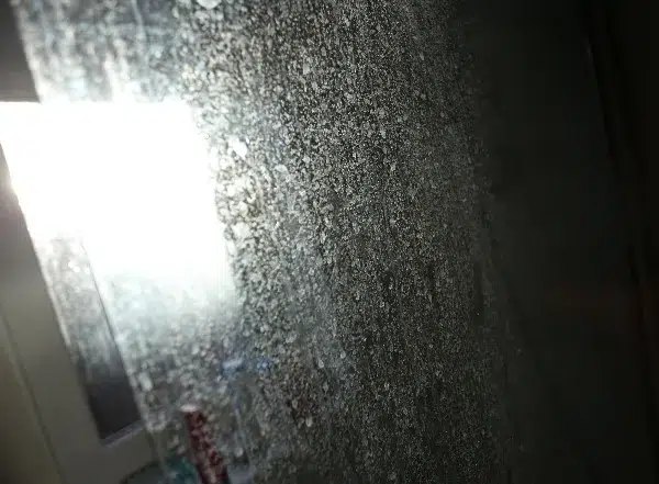 Water spotting shower Silica