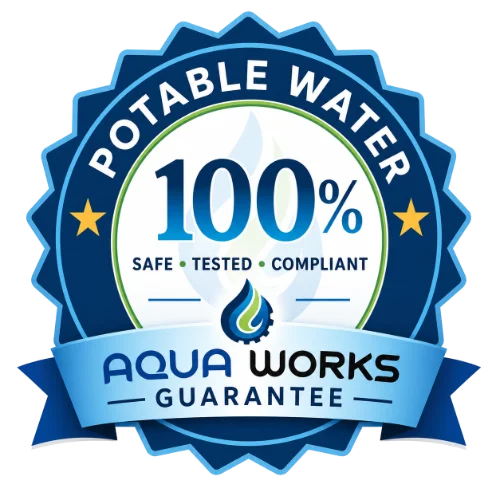 Aqua Works Guarantee Badge