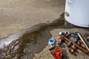 Hot Water Cylinder leaking at the base