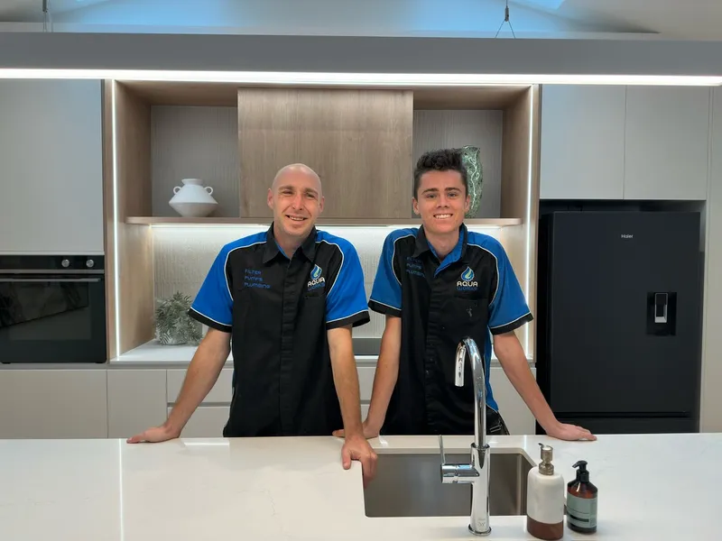 Jakob and Troy, two of Aqua Works’ local plumbers